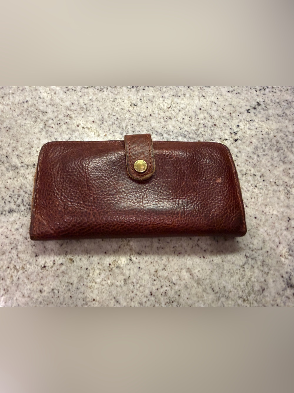 Portland Leather Goods Bi-Fold Wallet- Brown Leather (Nutmeg)